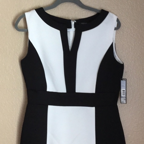 Black and white work dress - Picture 2 of 3